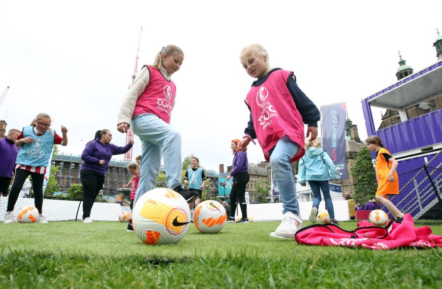 Girlguiding and uefa women’s euro 2022 team up to get more girls and young women playing football