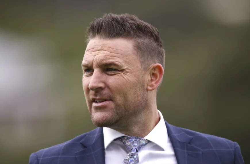 Brendon McCullum Appointed England Men’s Test Head Coach