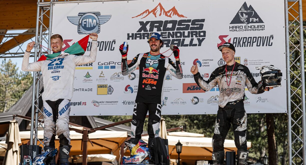 Podium FIM Hard Enduro Xross Challenge Race in Serbia on May 21 2022 e1653216283923