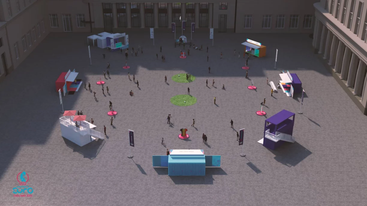 Uefa womens euro 2022 raodshow city overview