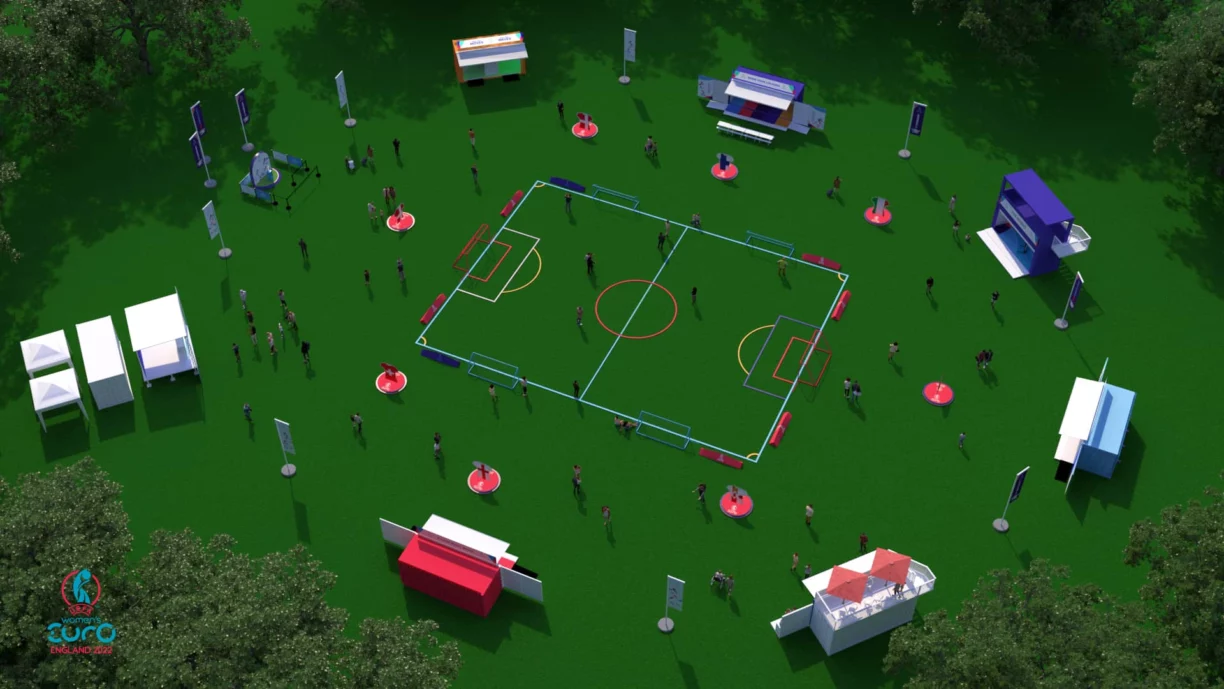 Uefa womens euro 2022 raodshow field overview 02