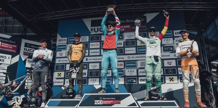 competitors at the UCI MTB World Cup 2022