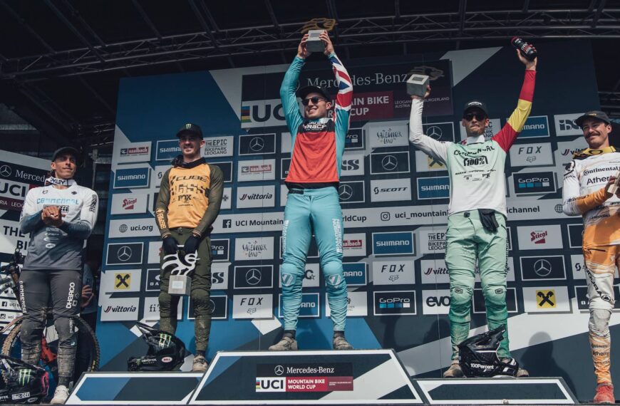 UCI Mountain Bike World Cup / Matt Walker and Camille Balanche Victorious Down Tricky Leogang Course