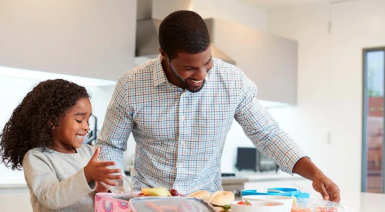 family prepare food together scaled
