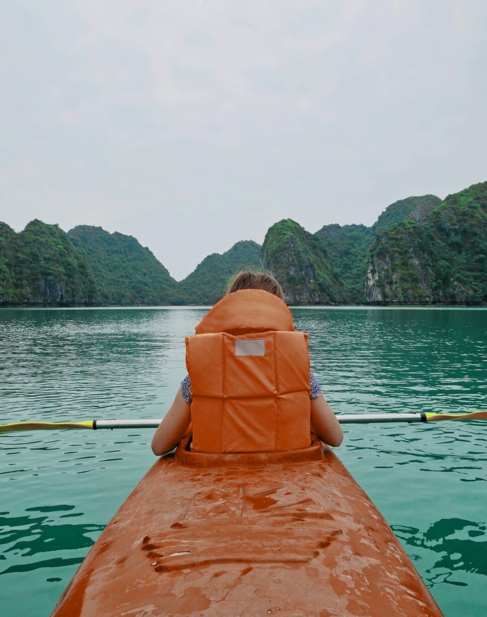 Kayaker in vietnam
