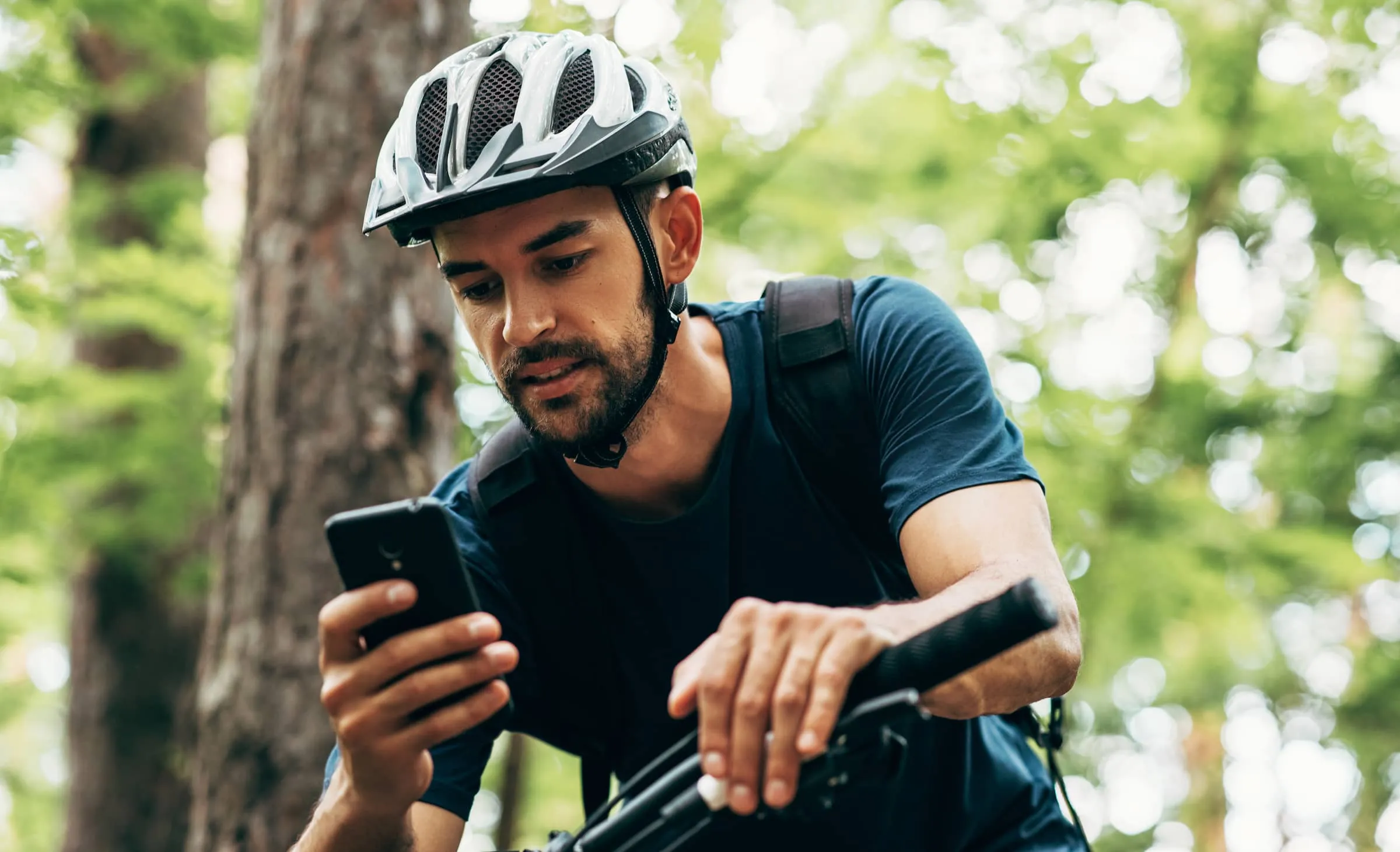 GPS coordinates while riding the bike