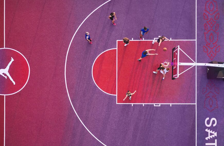 jordan brand and satou sabally basketball court