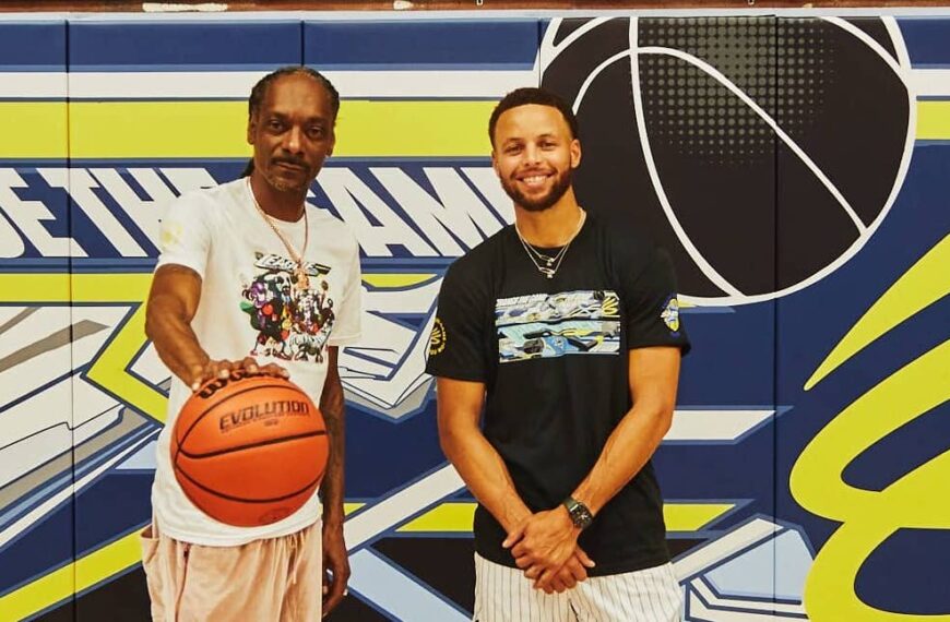 snoop dogg with stephen curry