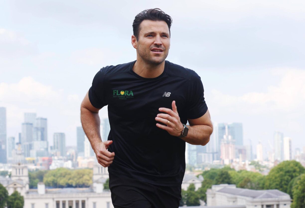 Flora get towns active mark wright in action