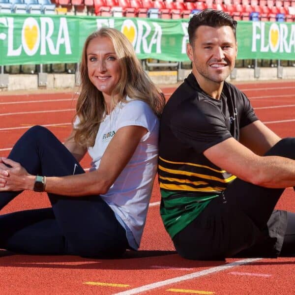 Paula Radcliffe and Mark Wright