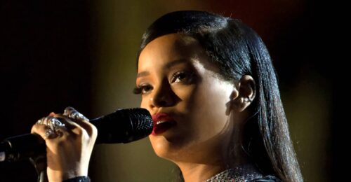 Rihanna sings during The Concert for Valor in Washington, D.C. Nov. 11, 2014