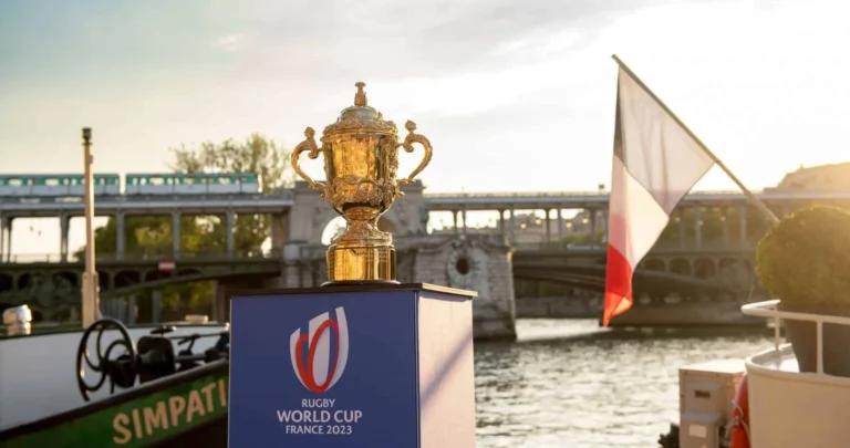 The Webb Ellis Cup in Paris
