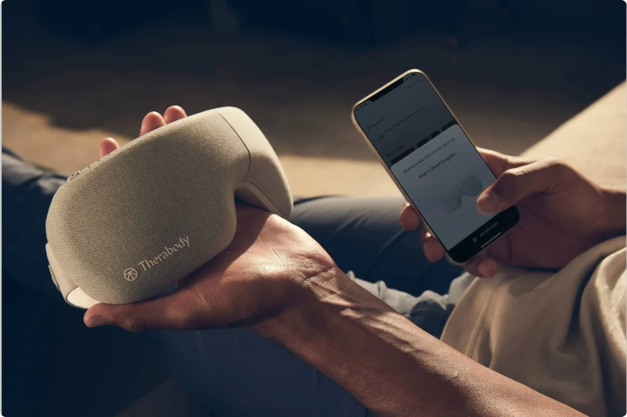 TheraMind with phone