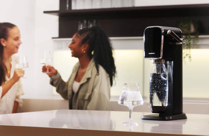 sodastream sparkling water glass