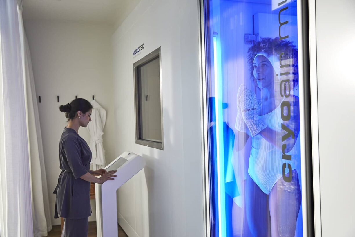 Cryotherapy at PGA Catalunya Golf And wellness retreat