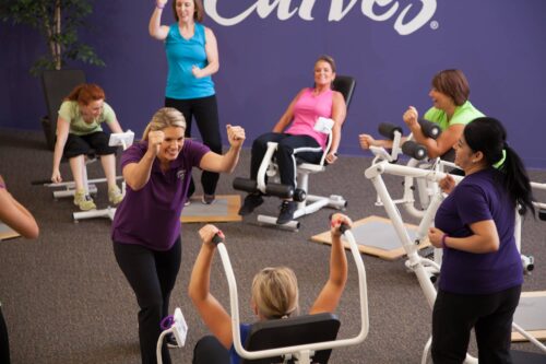 Group Members at Curves workout