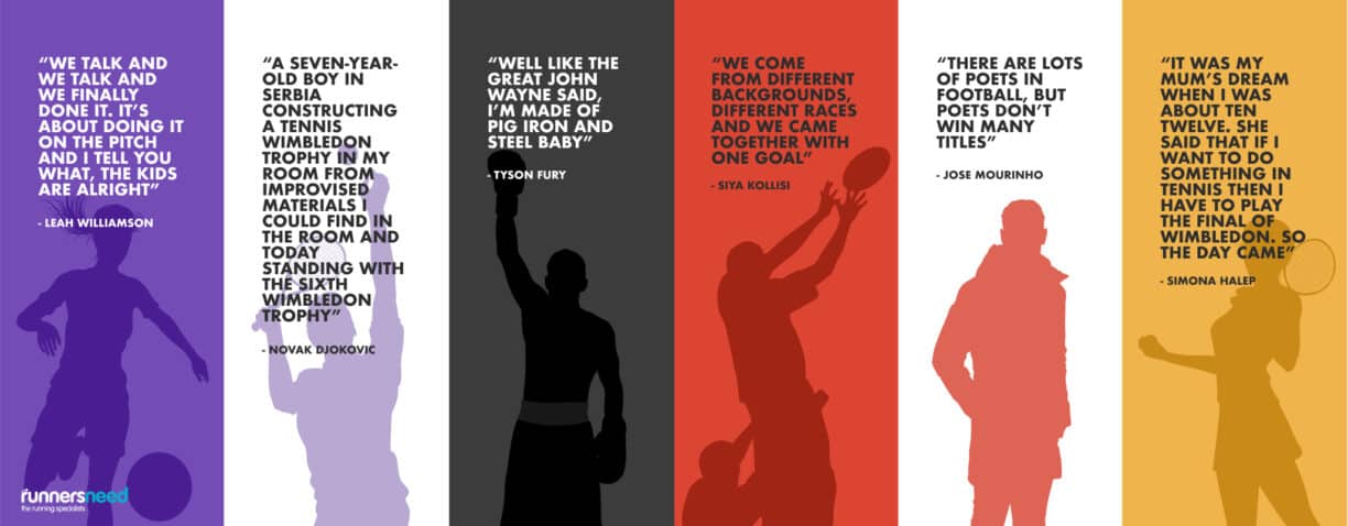 Iconic champions speeches true personalities of sports infographic
