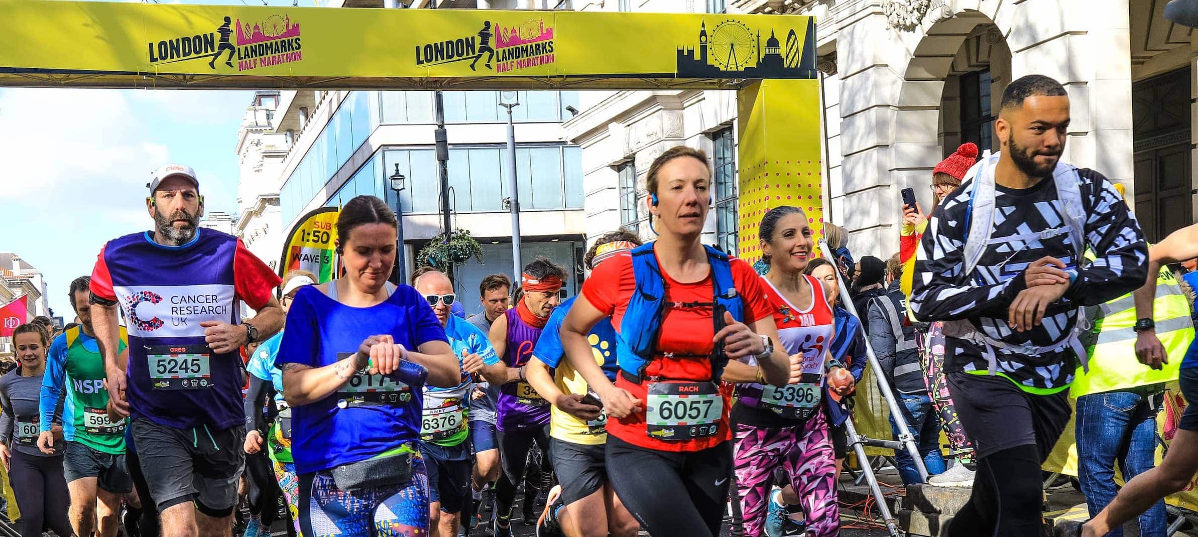 London landmarks race goers half marathon