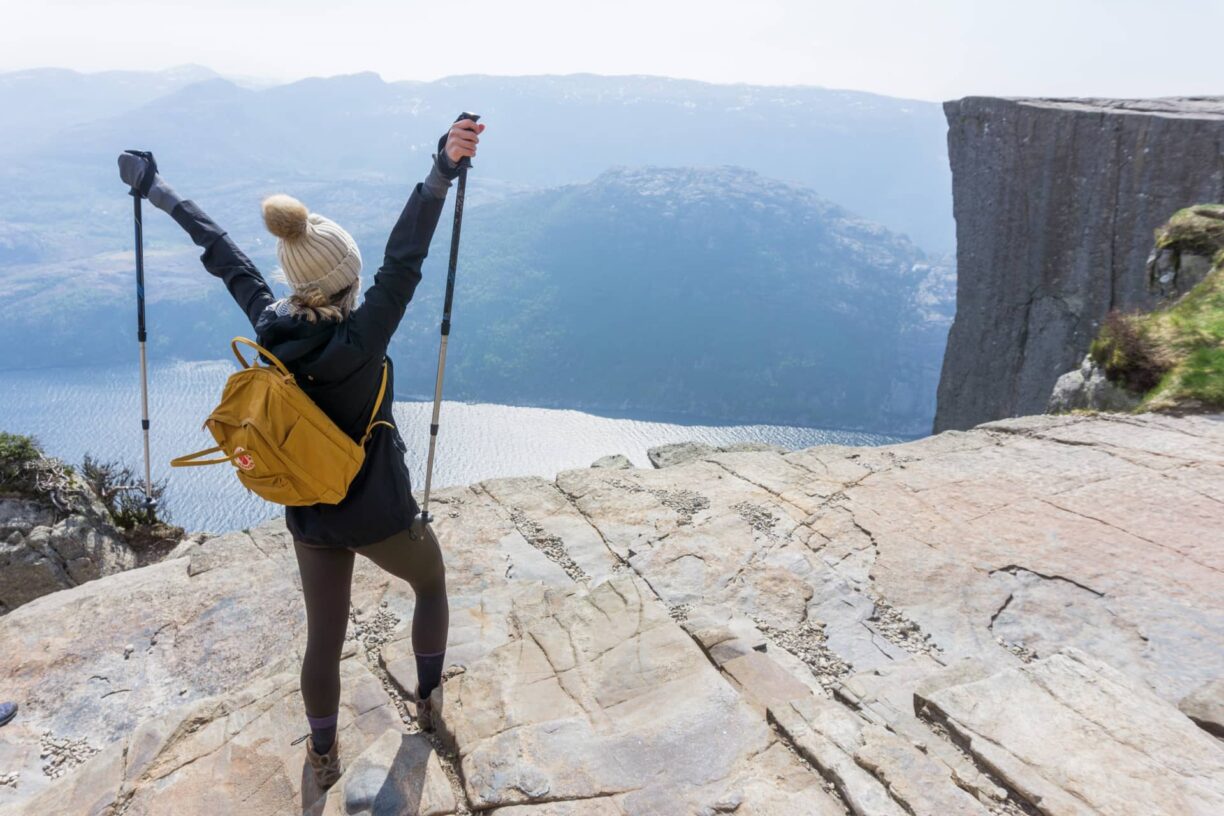 If you visit the iconic hiking places in the autumn, you sometimes can get the place for yourself.