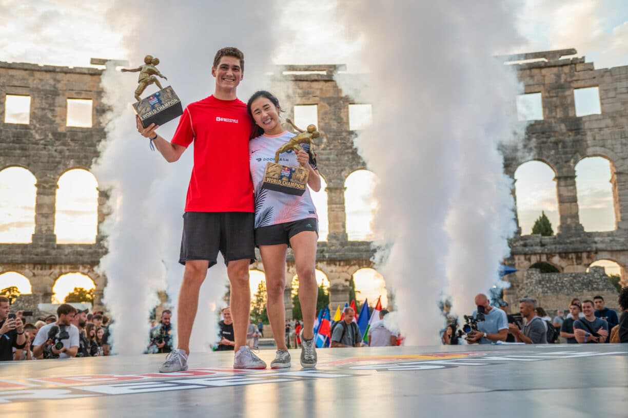 Winners performing during Red Bull Street Style in Pula, Croatia on October 8th 2022