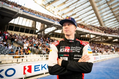 Kalle Rovanperä (FIN) of team TOYOTA GAZOO RACING WRT is seen during the World Rally Championship Greece in Lamia