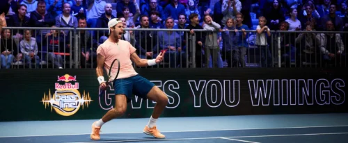 Karen Khachanov seen during Red Bull BassLine on October 21, 2022 in Vienna, Austria