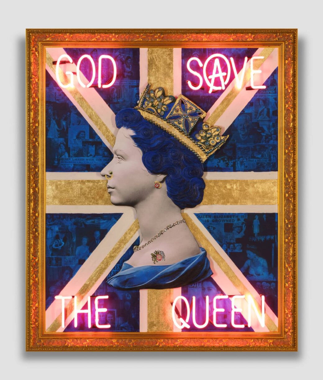 Mark sloper god save the queen artwork