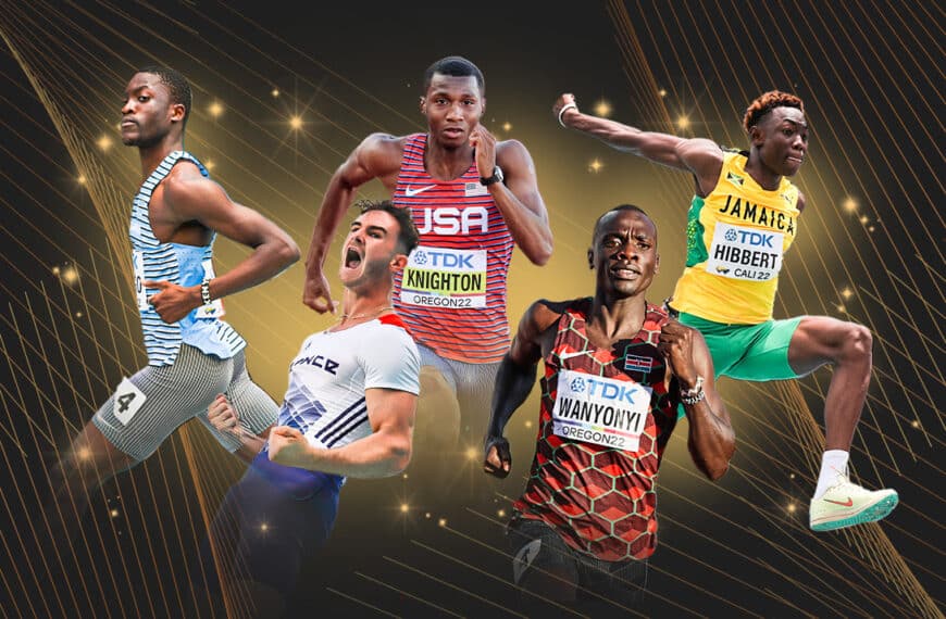 2022 Men's Athletics Rising Star Award poster