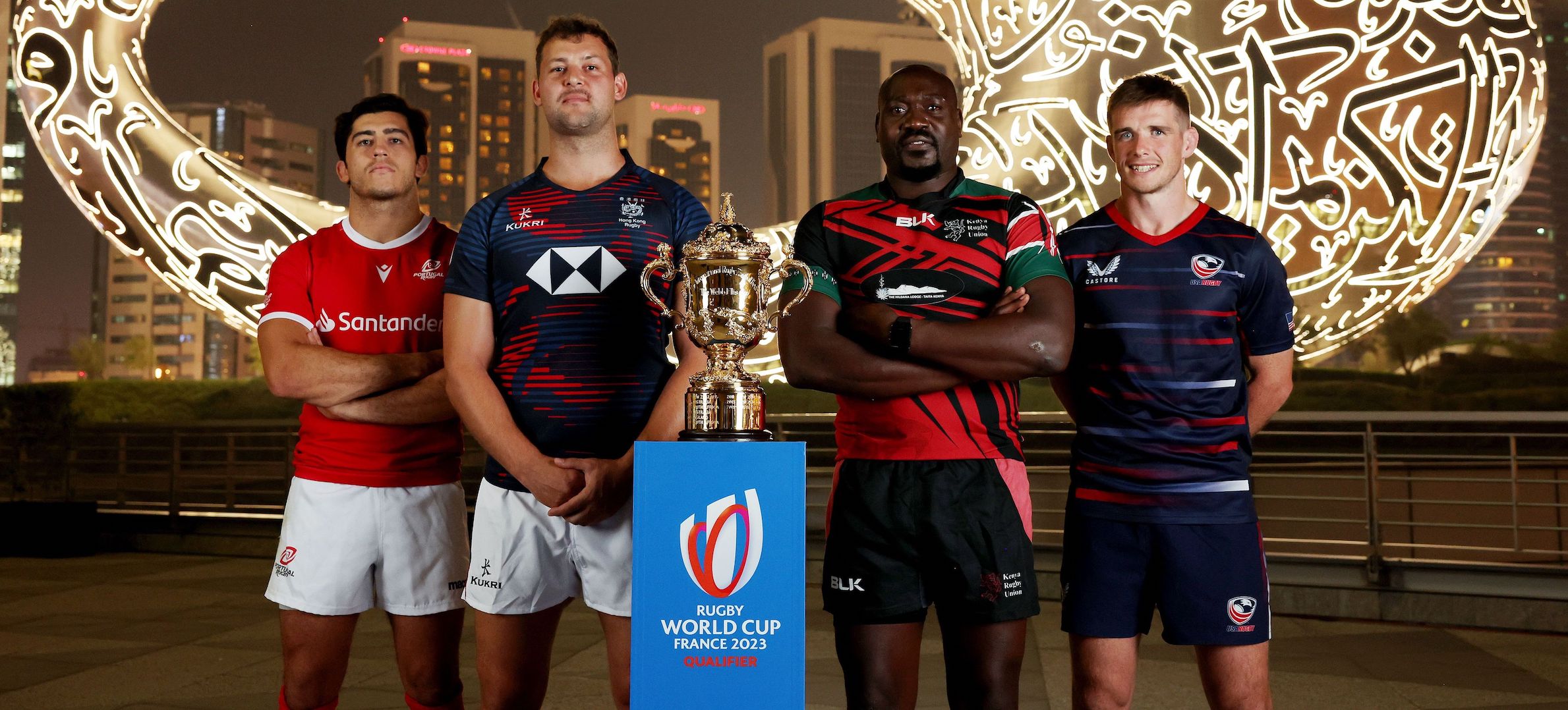 Final rugby world cup qualification tournament - captains photo