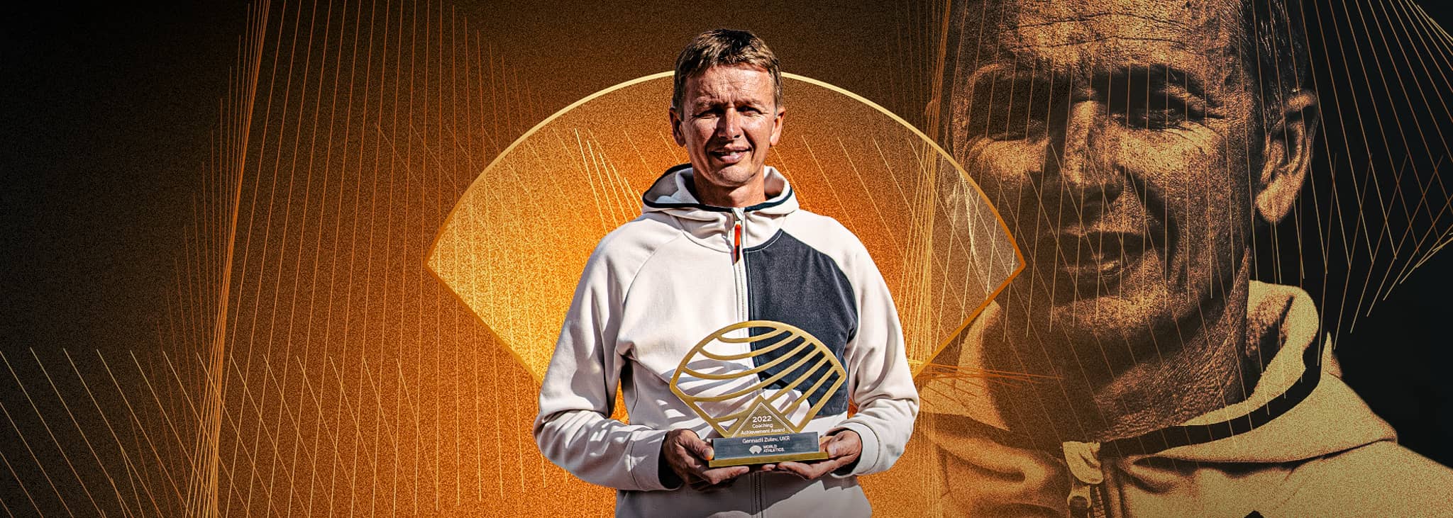 Gennadii zuiev has been named as the recipient of the coaching achievement world athletics award 2022