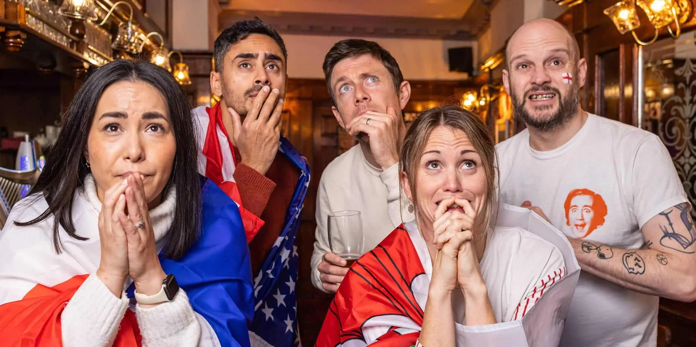 Nervous Football Fans