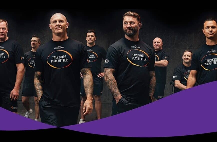 Rugby League World Cup Encourages Men To Talk This Movember
