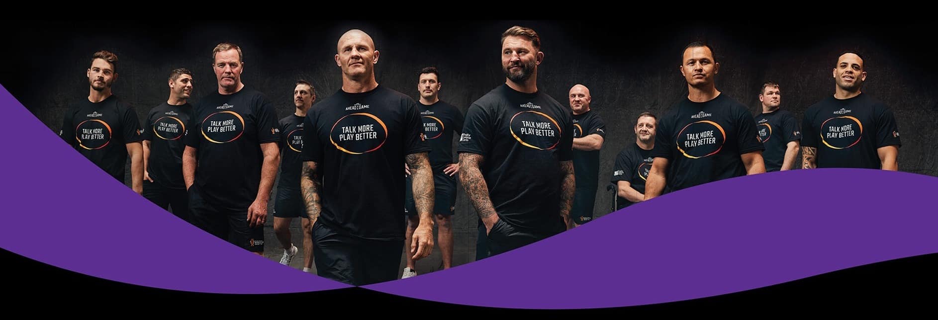 Rugby league world cup encourages men to talk this movember
