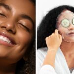 model using Hada Labo Tokyo skin creams