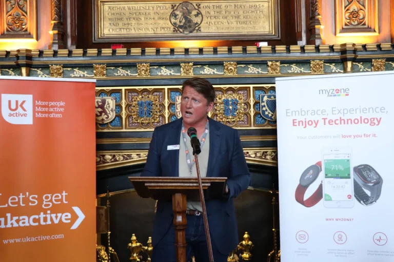 Dave Wright speaking at the ukactive conference