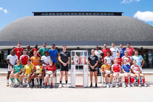 HSBC New Zealand Sevens 2023 Captains Photo