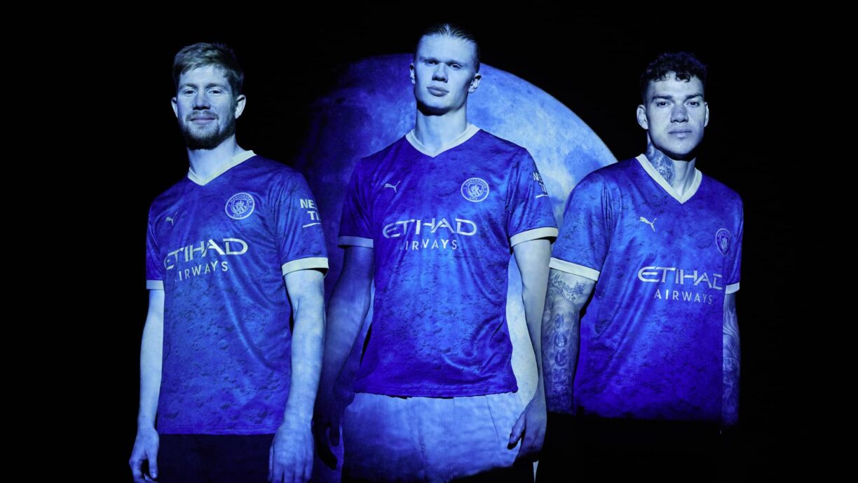Manchester city players wear chinese new year collection