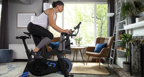 Shimano athlete on indoor Cycling-Lifestyle