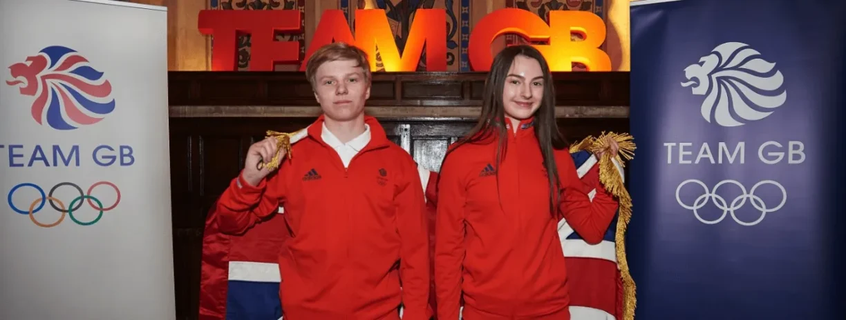 Charlie Lane And Arabella Sear-Watkins team gb