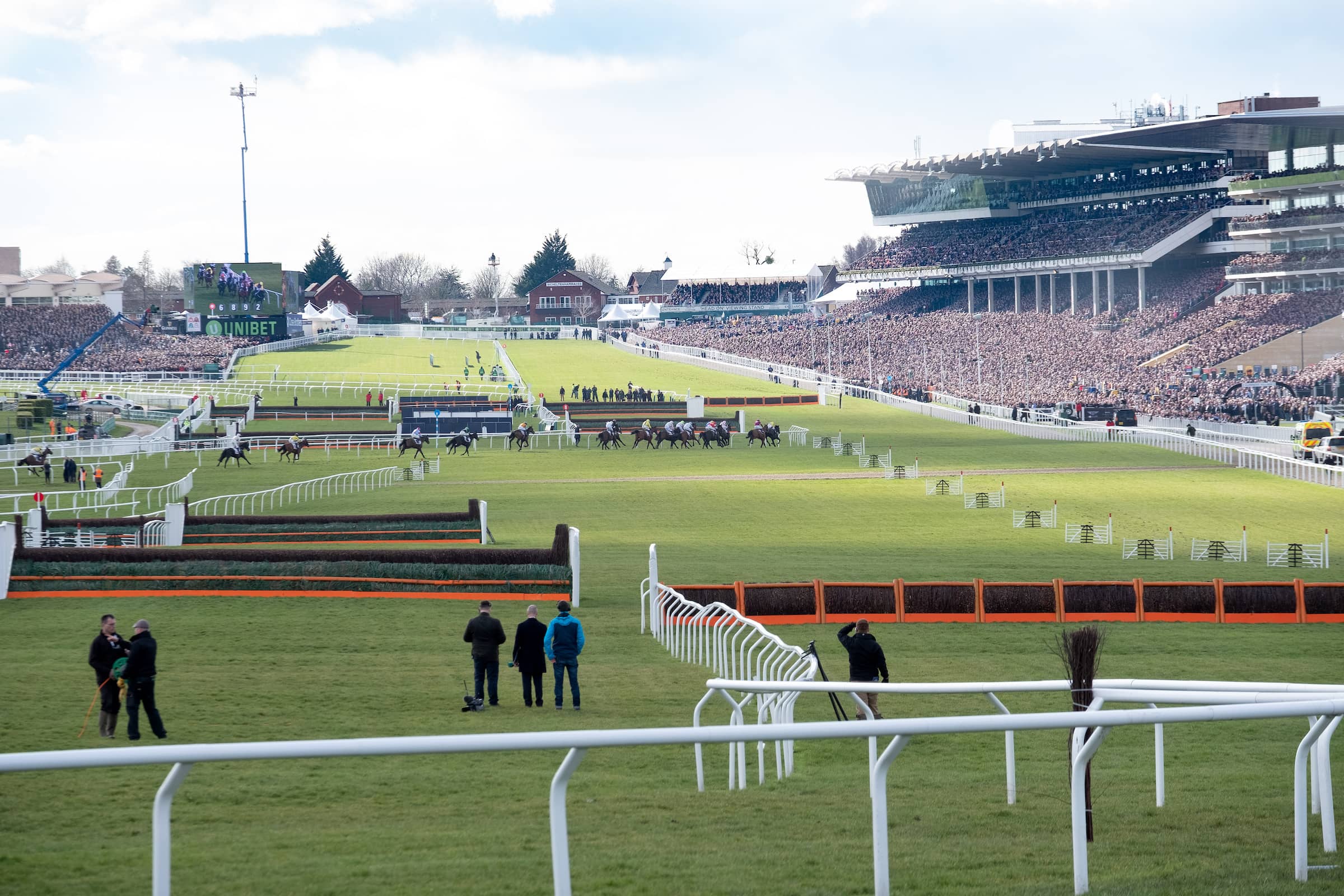 Race course ground in england