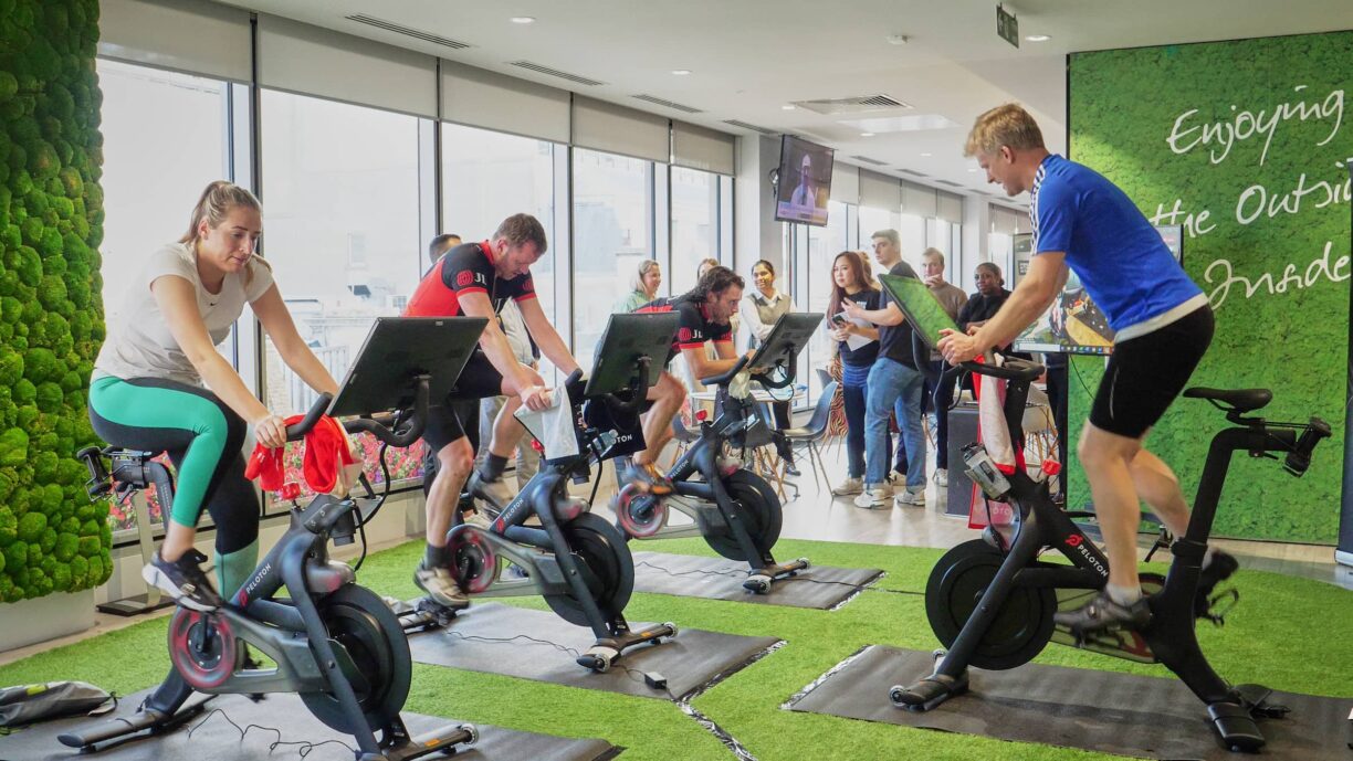 Peloton indoor cycling challenge