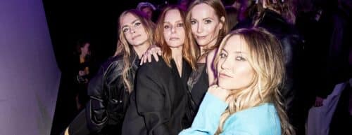 Stella McCartney celebrating adidas partnership with Cara Delevingne, Leslie Mann, Kate Hudson
