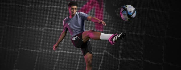 adidas footballer wearing predator accuracy football boots