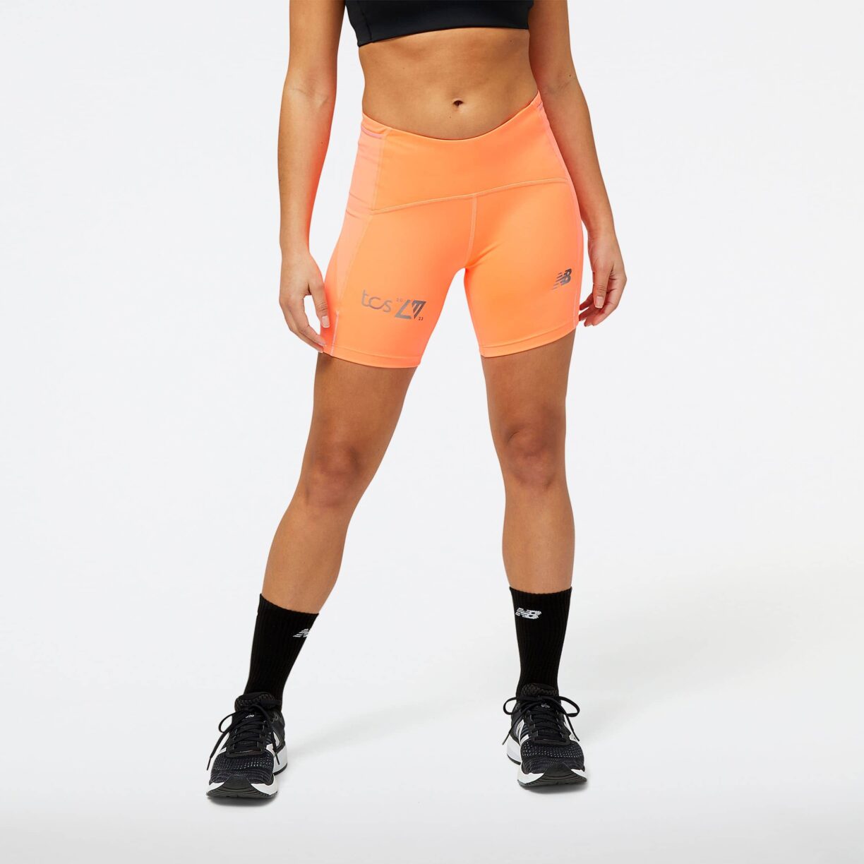 New balance women's london edition impact run fitted short orange