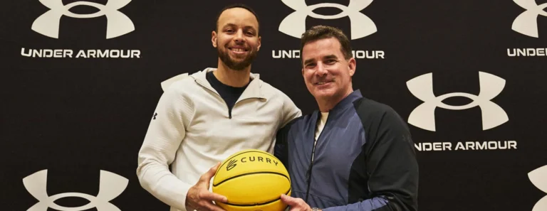 Stephen Curry and Kevin Plank