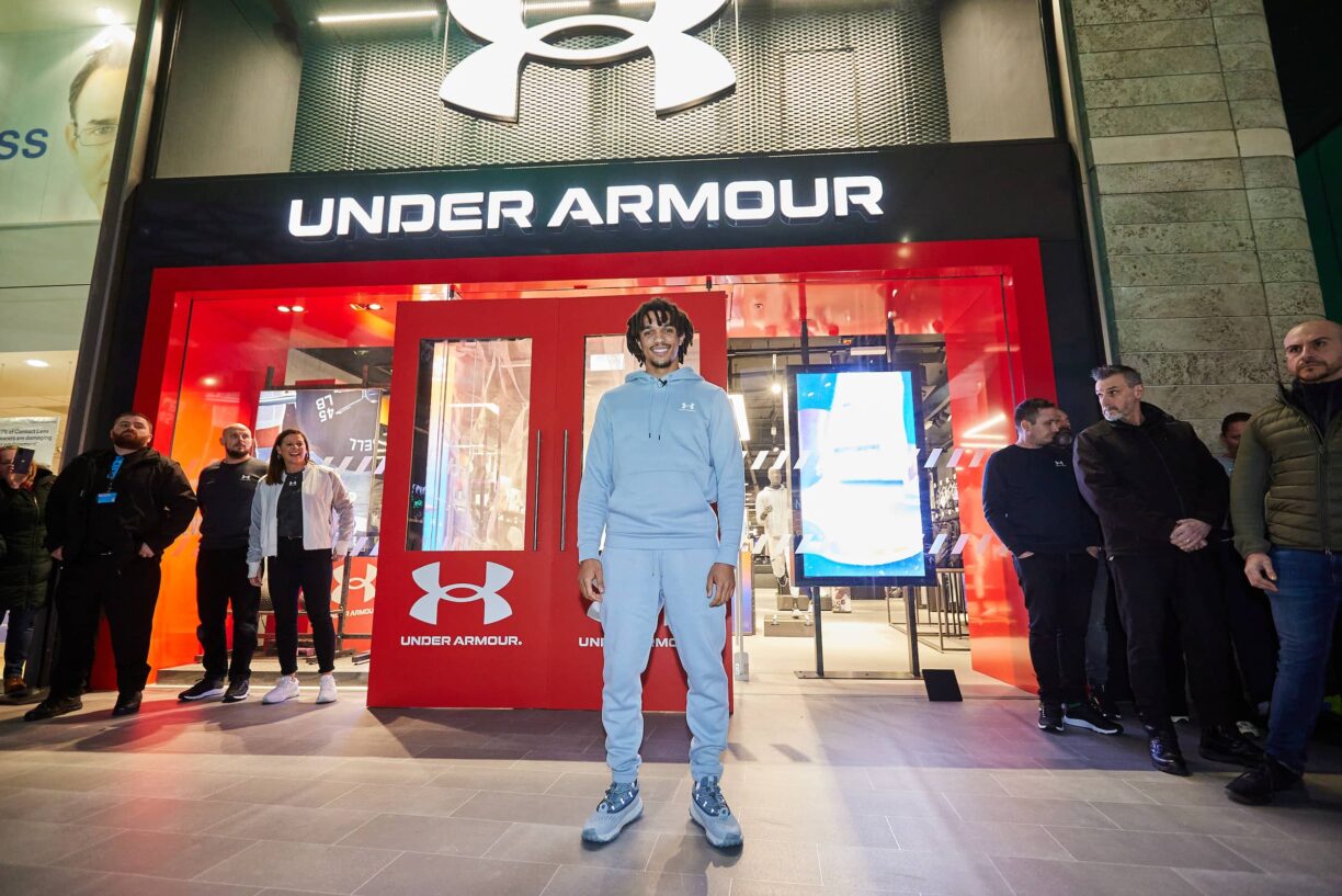 Trent alexander arnold opens under armour liverpool store 5