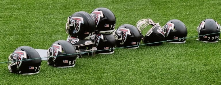 Atalanta Falcons helmets