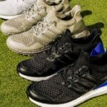 adidas gazelle silver green womens Adidas Mens Ultraboost Spikeless Golf Shoes – Extra Butter