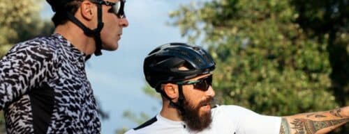 oakley cyclists wearing cycling sunglasses