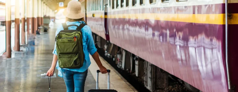 woman backpacker traveler